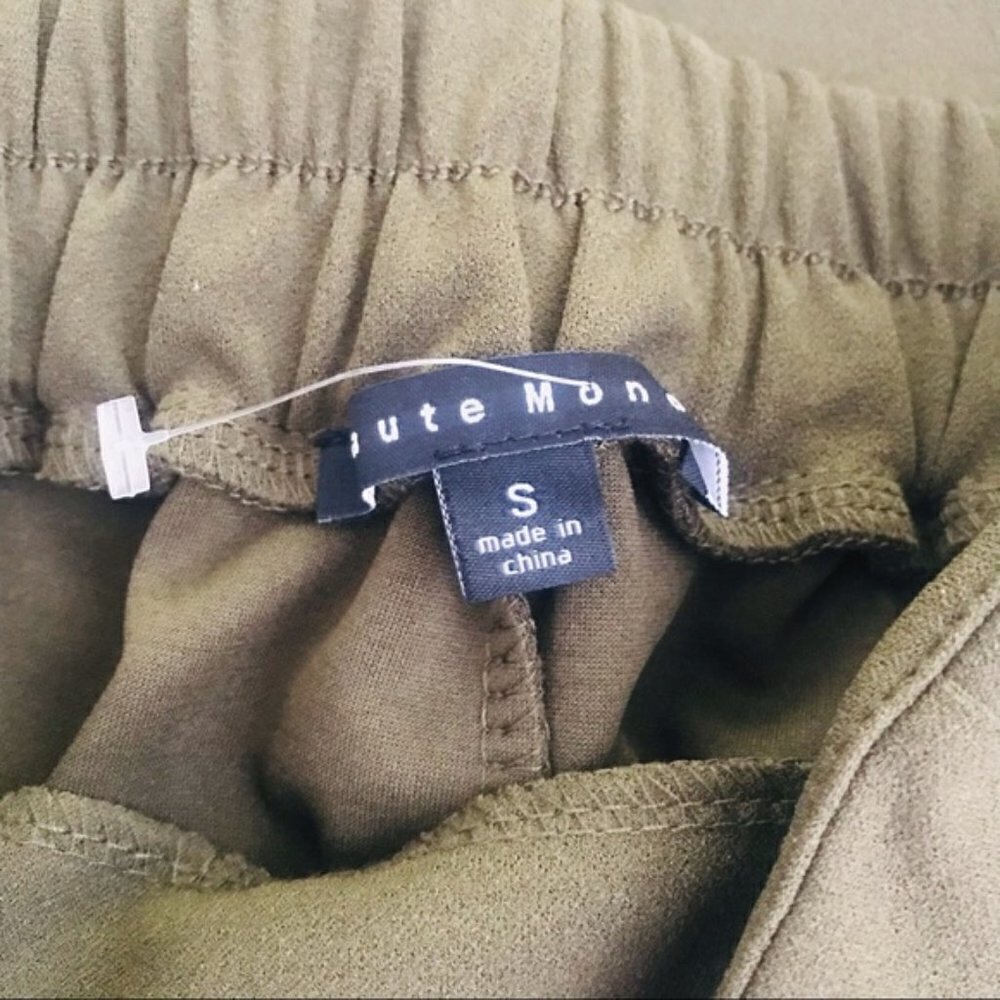 Haute Monde High waisted shorts Size Small Olive Green. - Picture 14 of 15